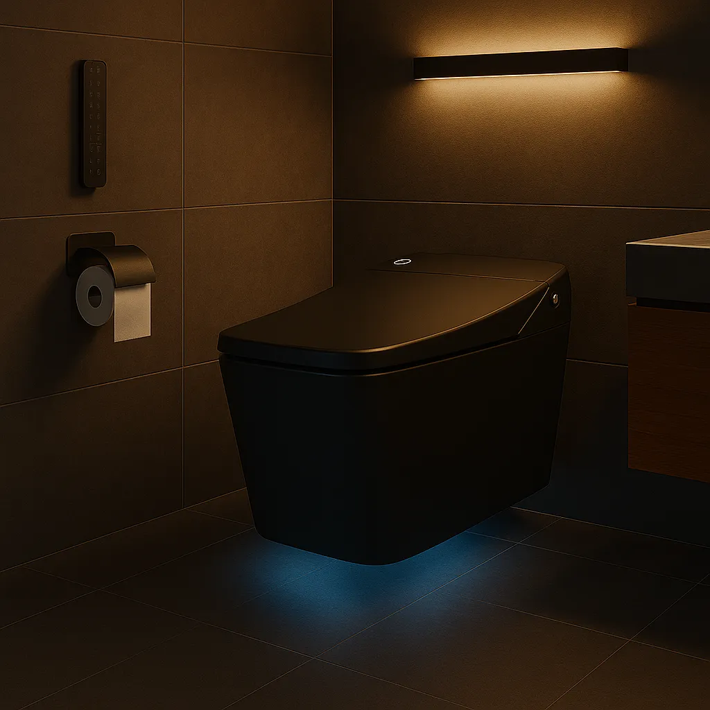 Multi- sensory experience with smart bathroom accessories