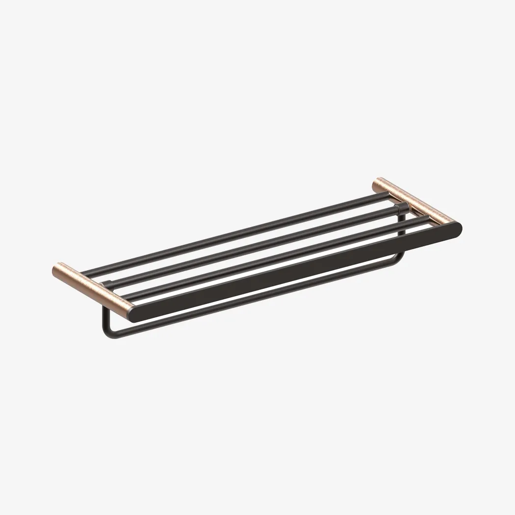 Towel rack with hanger